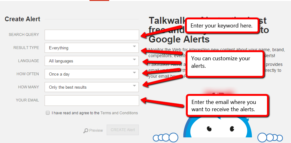 Step 2 - Talkwalker.com